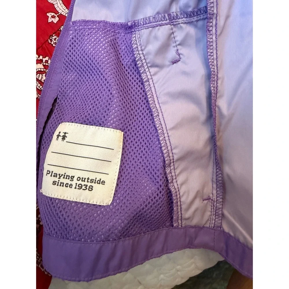 Columbia Kids Purple Glennaker Windbreaker Hooded Jacket RA2013 Size 3T
